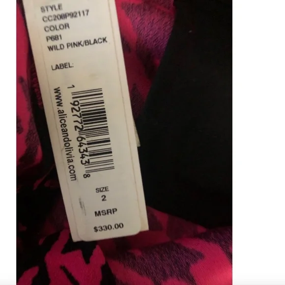 Alice and Olivia Olivia Houndstooth Bootcut Pants - 150th Anniversary Exclusive
